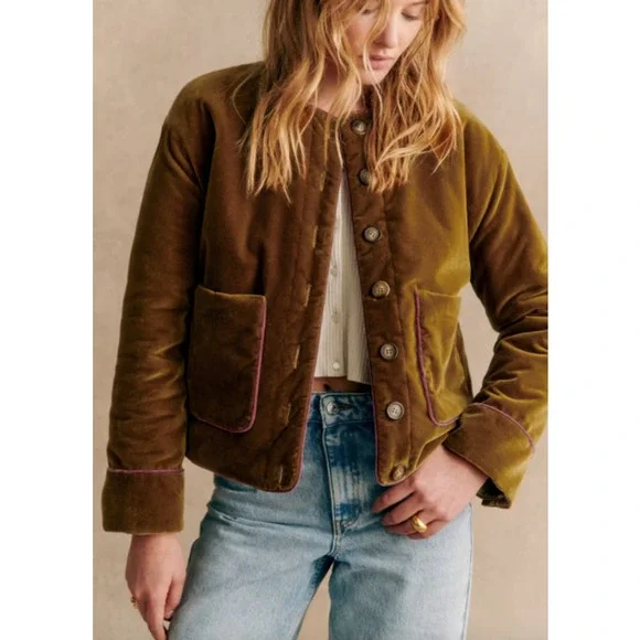Sezane | Jackets & Coats | Sezane Reversible Dakota Jacket | Poshmark
